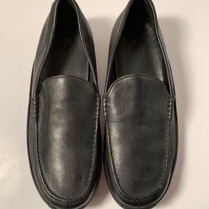 Polo Ralph Lauren Black Leather and suede shoes